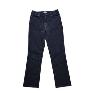 L.L. Bean Classic Fit Women's Straight Leg Black Jeans Size 10 Regular